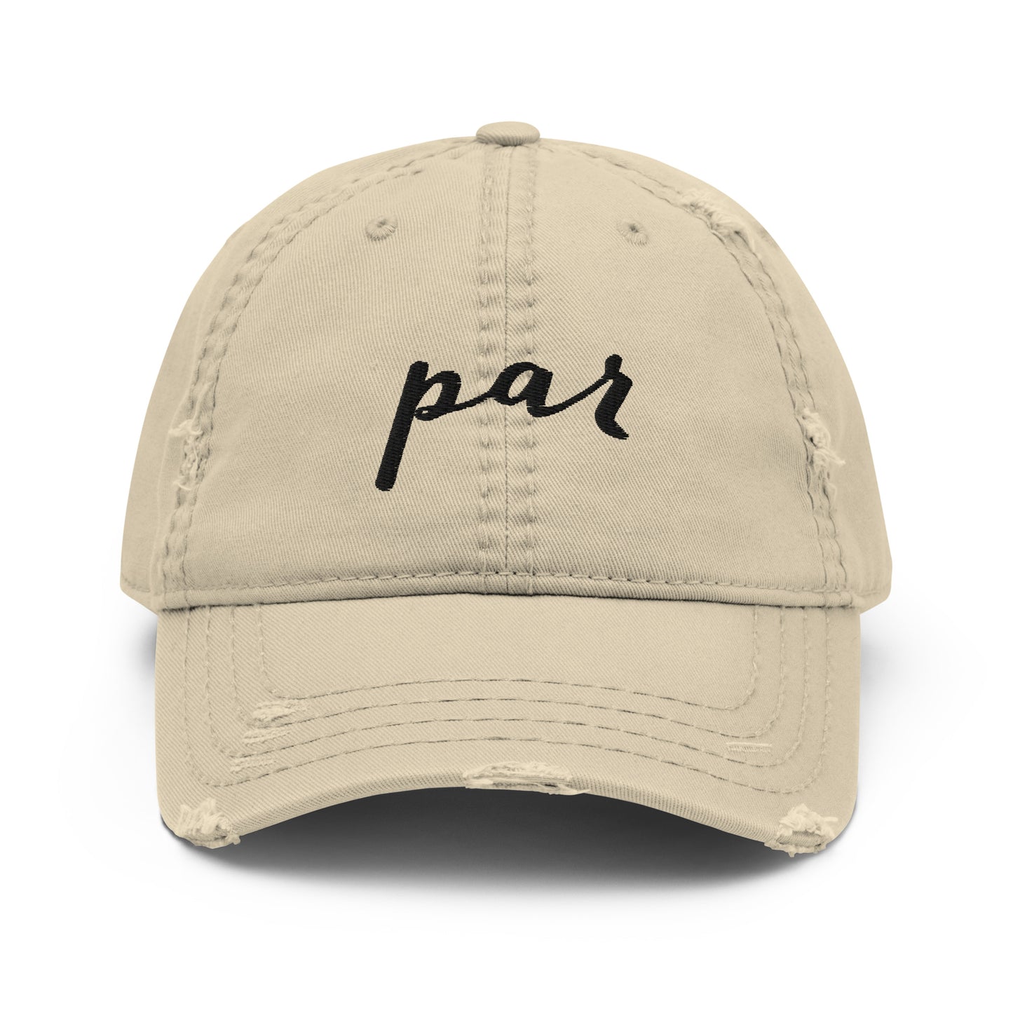 Par Distressed Dad Hat